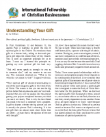 Understanding Your Gift